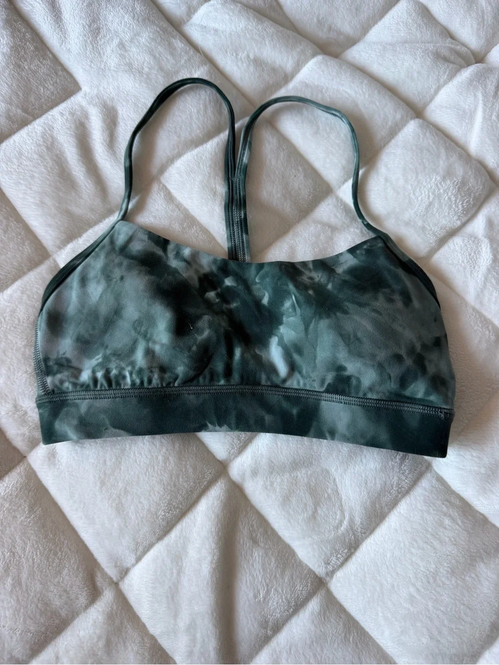 FLOW Y NULU BRA *LIGHT SUPPORT, A–C CUPS Diamond Dye Starlight Smoked Spruce